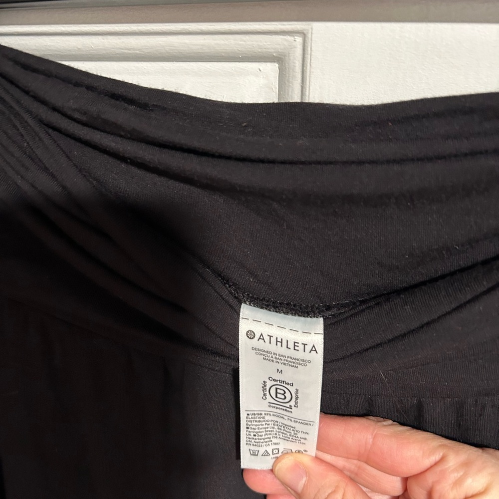 Athleta black super soft athleisure pants